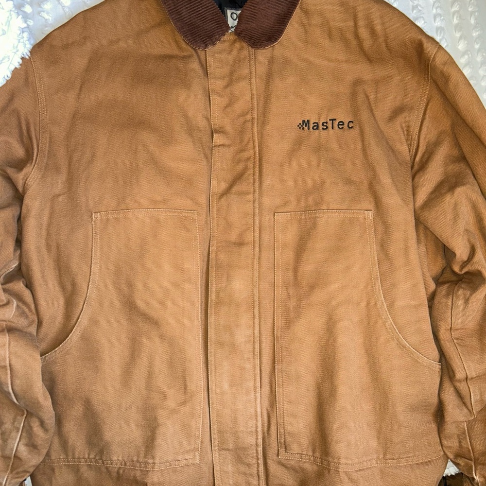 Tan Canvas Work Jacket - Picture 5 of 7